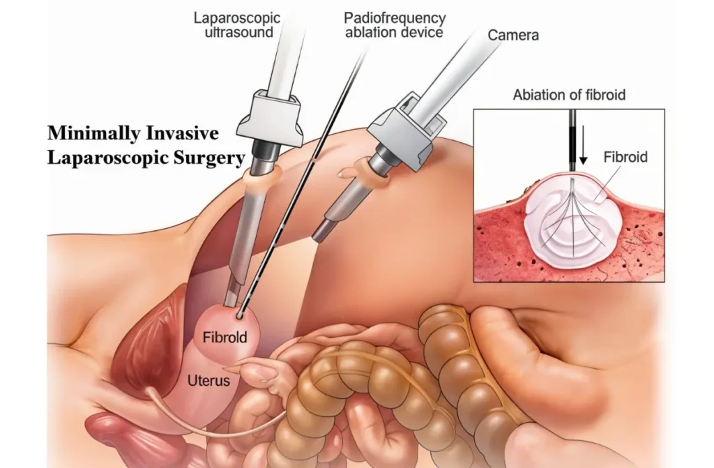 Laparoscopic surgery performed by Dr. Praveena Agarwal, Cosmetic Gynaecologist in Bhopal